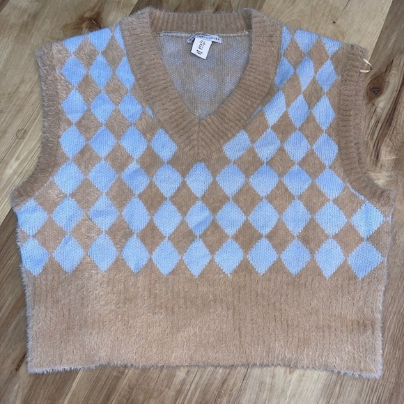 Sincerly Jules Sweaters - Sincerely, Jules Argyle sweater vest